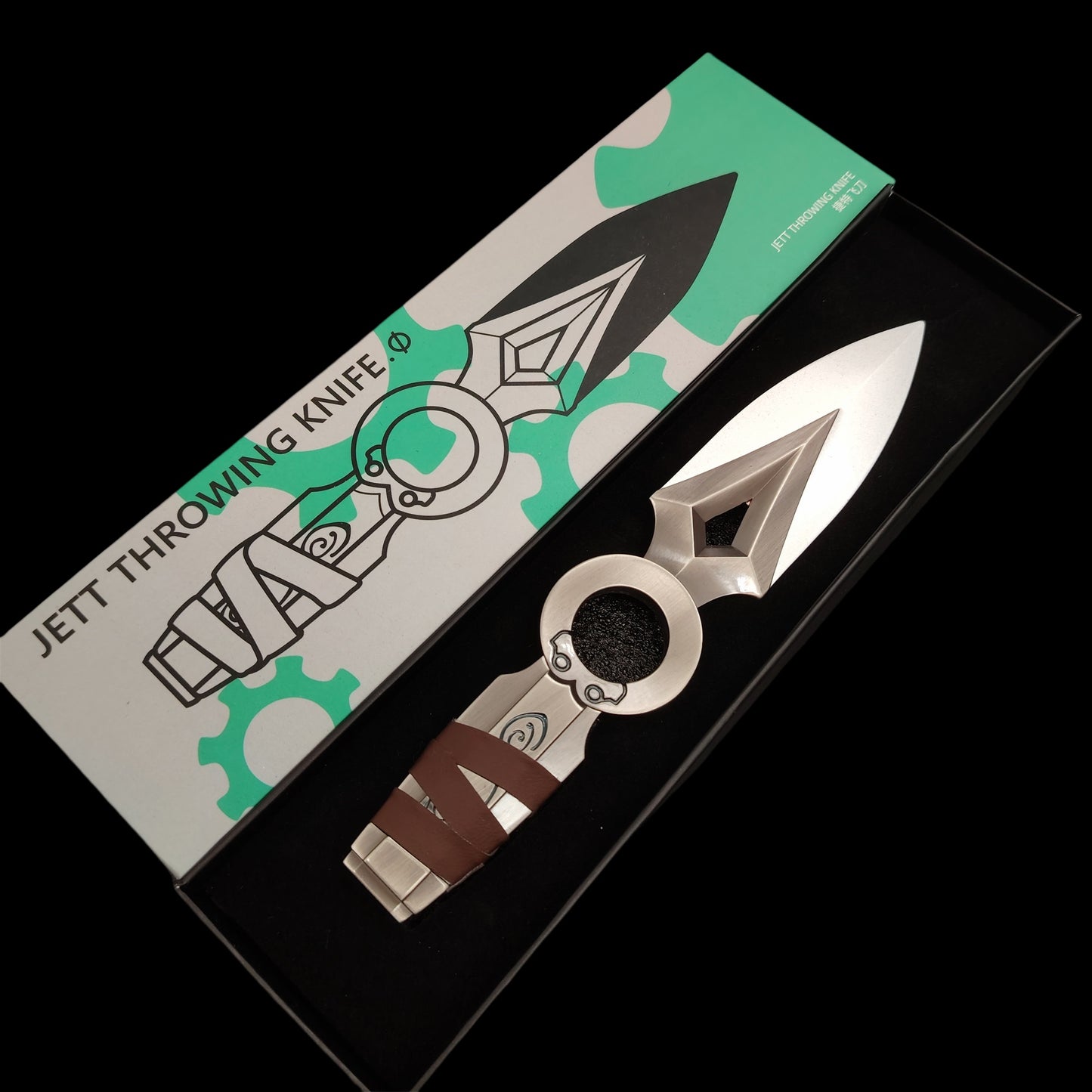 Jett Kunai Metal Jett Throwing Knife Life Size Blunt Blade Replica