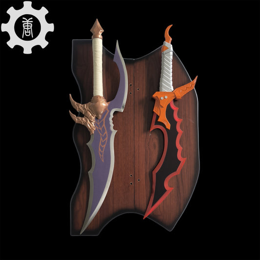 Kasaka's Venom Fang Dagger & Knight Killer Dagger Life-Size Metal Replica