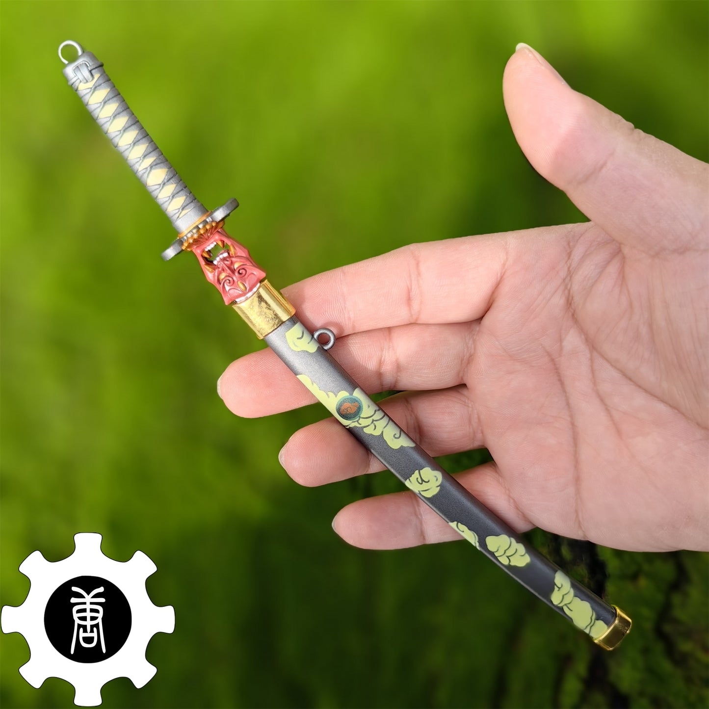 Metal Onimaru Kunitsuna Sword Katana Replica 4 In 1 Pack