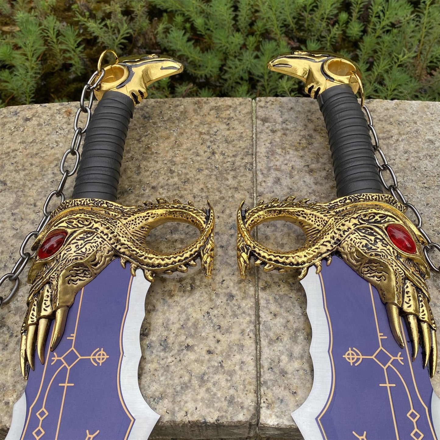 Blades of Chaos Life-size Metal Replica