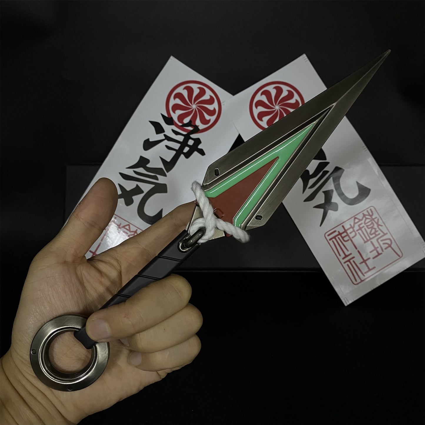 IRL OW2 Kiriko Kunai Metal Replica-Blunt Blade Version