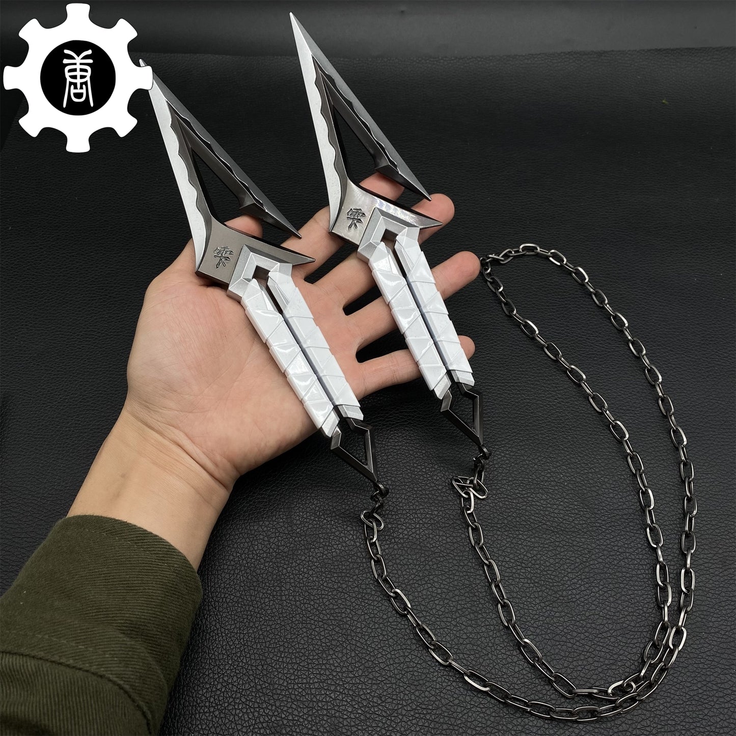 Metal Kuronami no Yaiba Life Size Kuronami Kunai Knife Most Accurate Replica