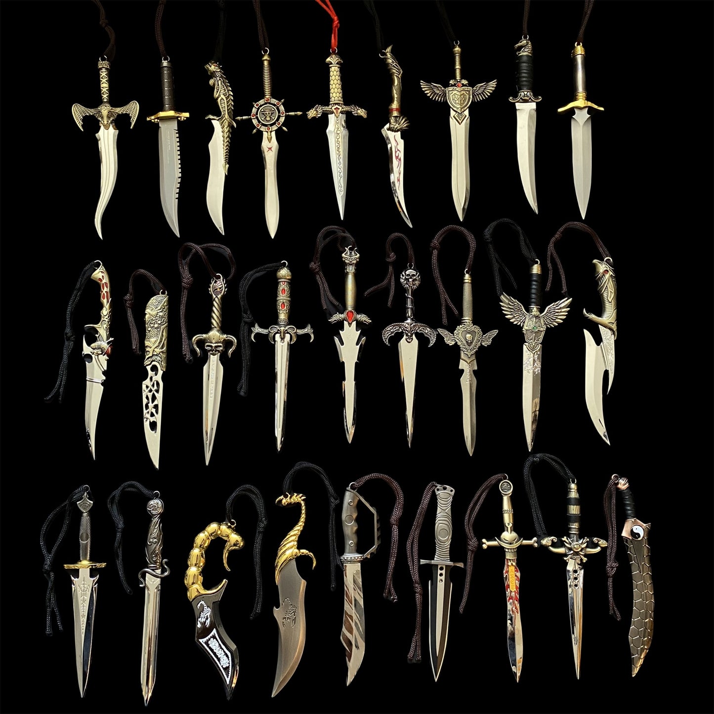 Random Metal Short Sword Letter Opener Set