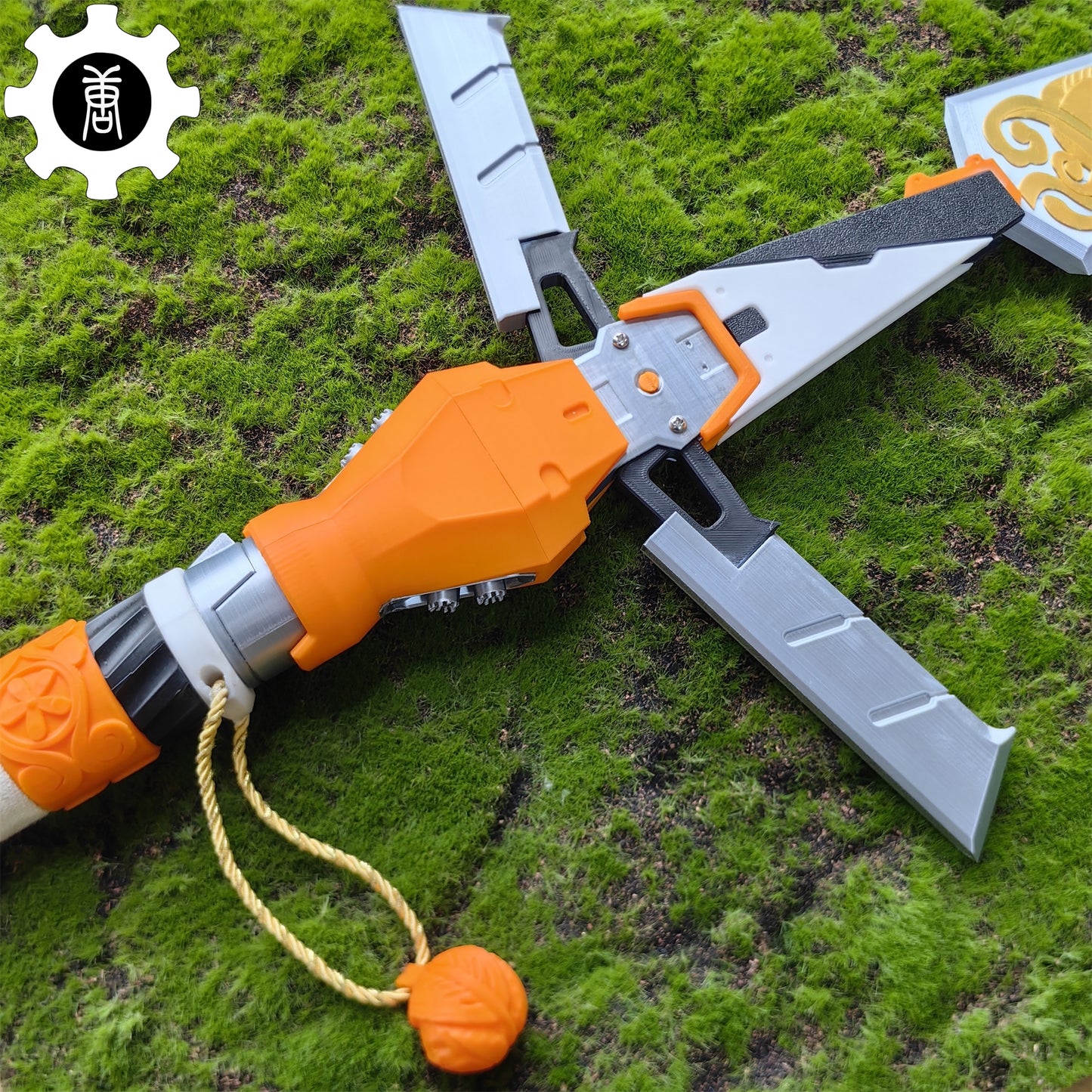 3D Printed Life-Size Valkyrie Heirloom Suzaku Spear Cosplay Prop