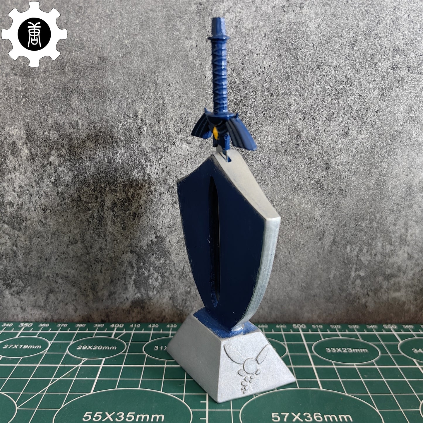 Link Master Sword Hylian Shield Display Art
