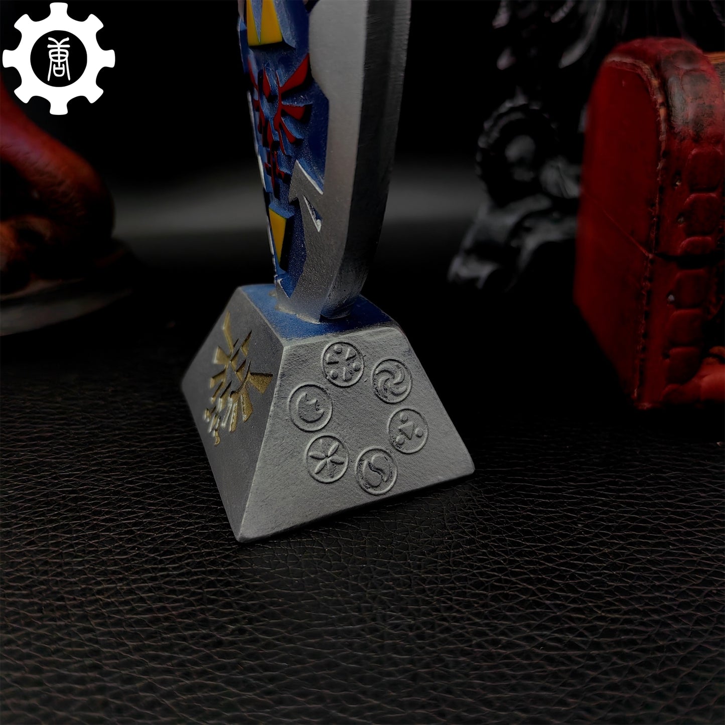 Link Master Sword Hylian Shield Display Art