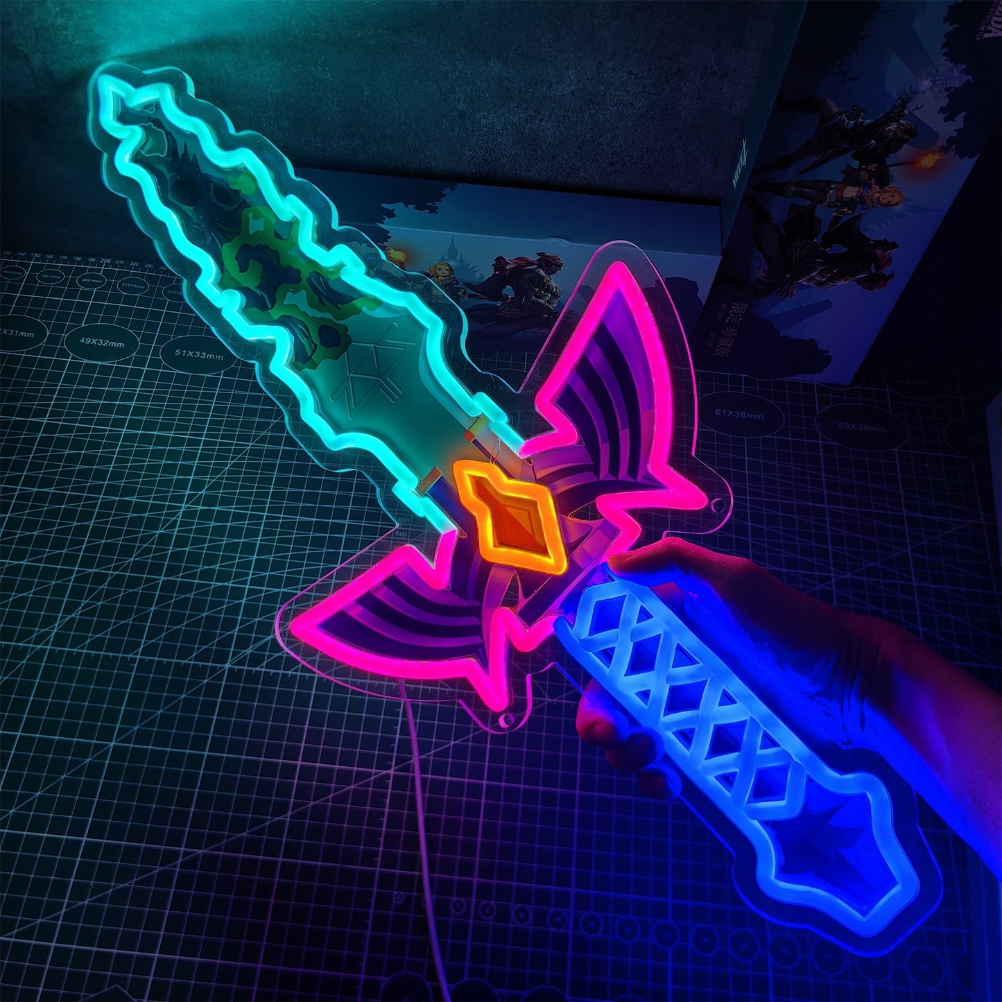 Link Master Sword Neon Light Wall Decor