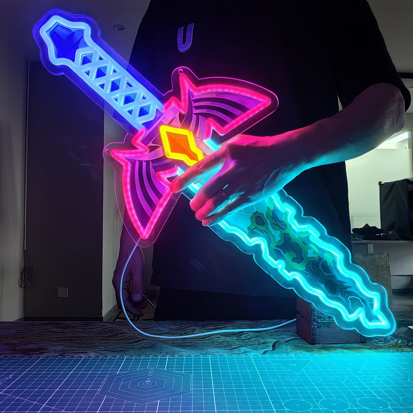 Link Master Sword Neon Light Wall Decor
