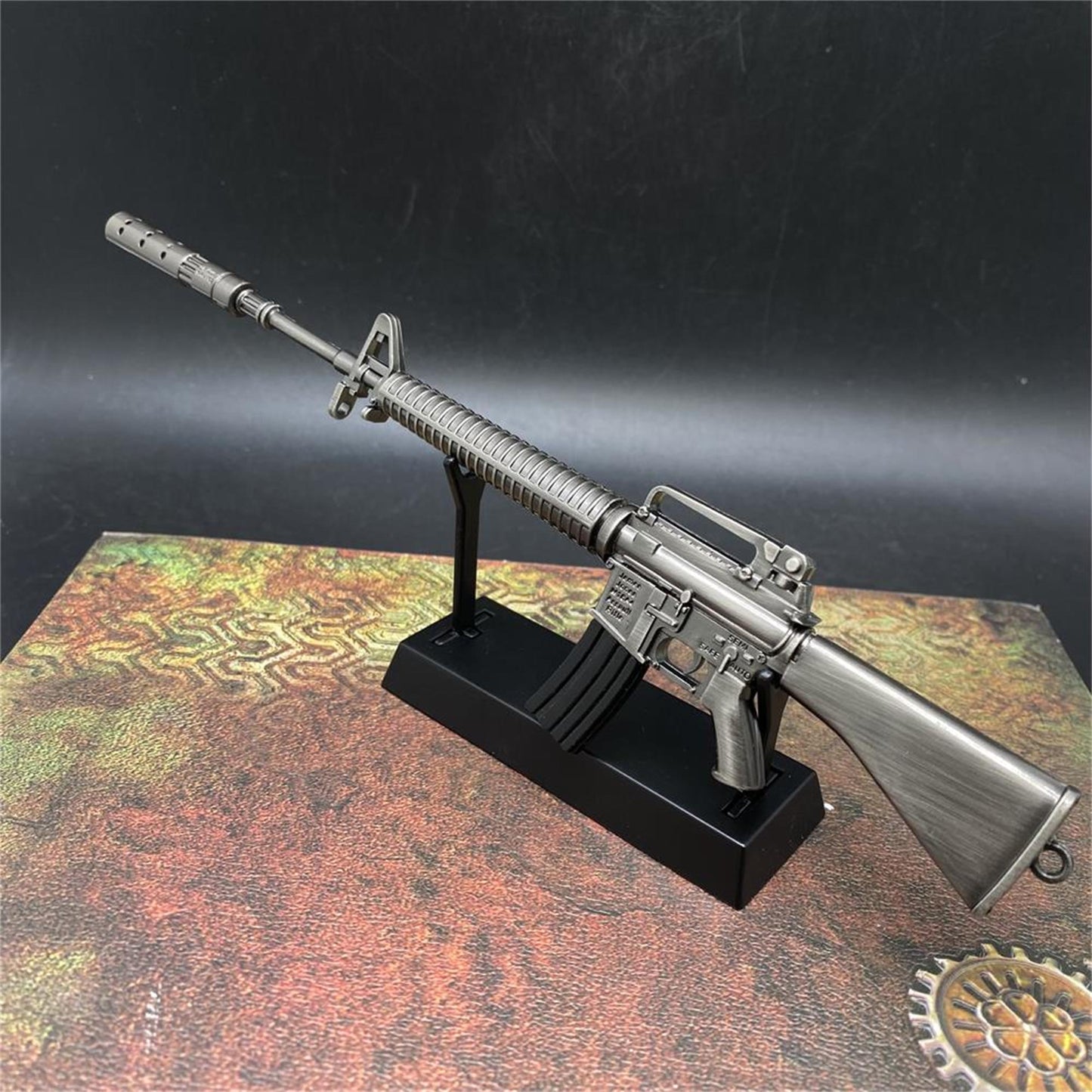 M16 Miniature Metal Gun 23CM/9.1"