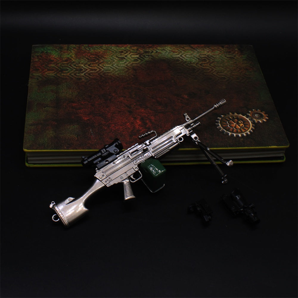 M249 Metal Miniature Gun Model 16.5CM/6.5"