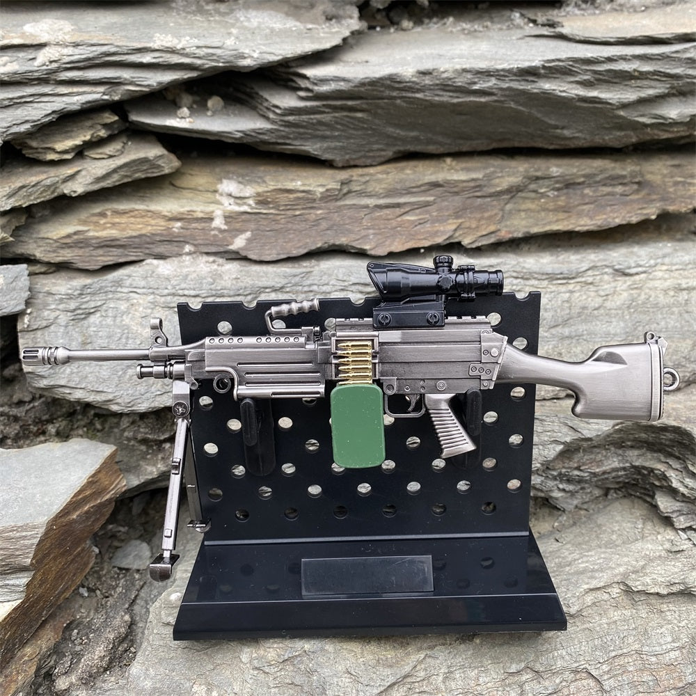 M249 Metal Industry Style Skin Miniature Gun 16.5CM/6.5"
