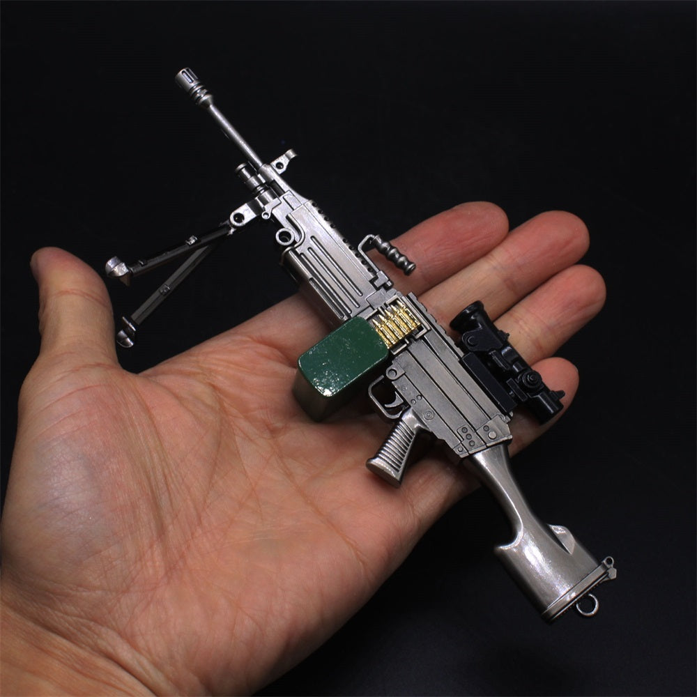 M249 Metal Miniature Gun Model 16.5CM/6.5"