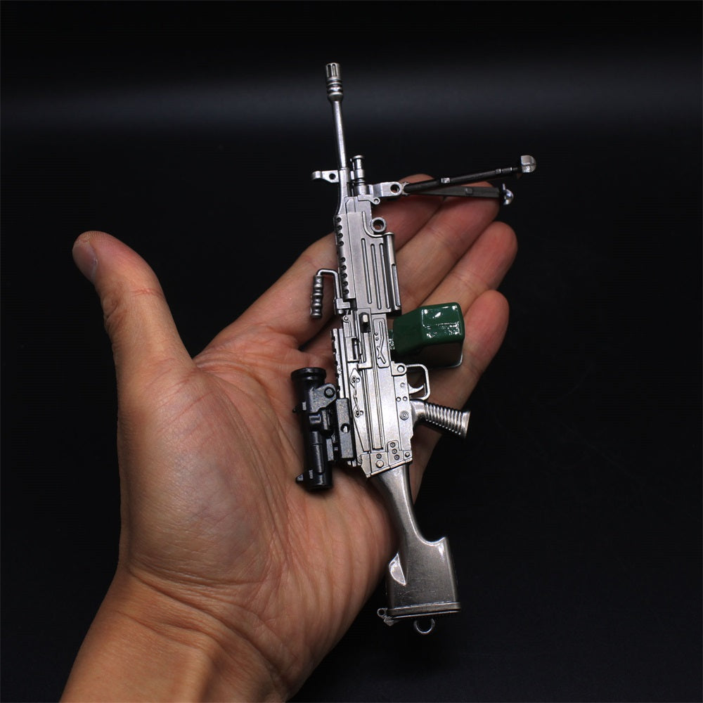 M249 Metal Miniature Gun Model 16.5CM/6.5"