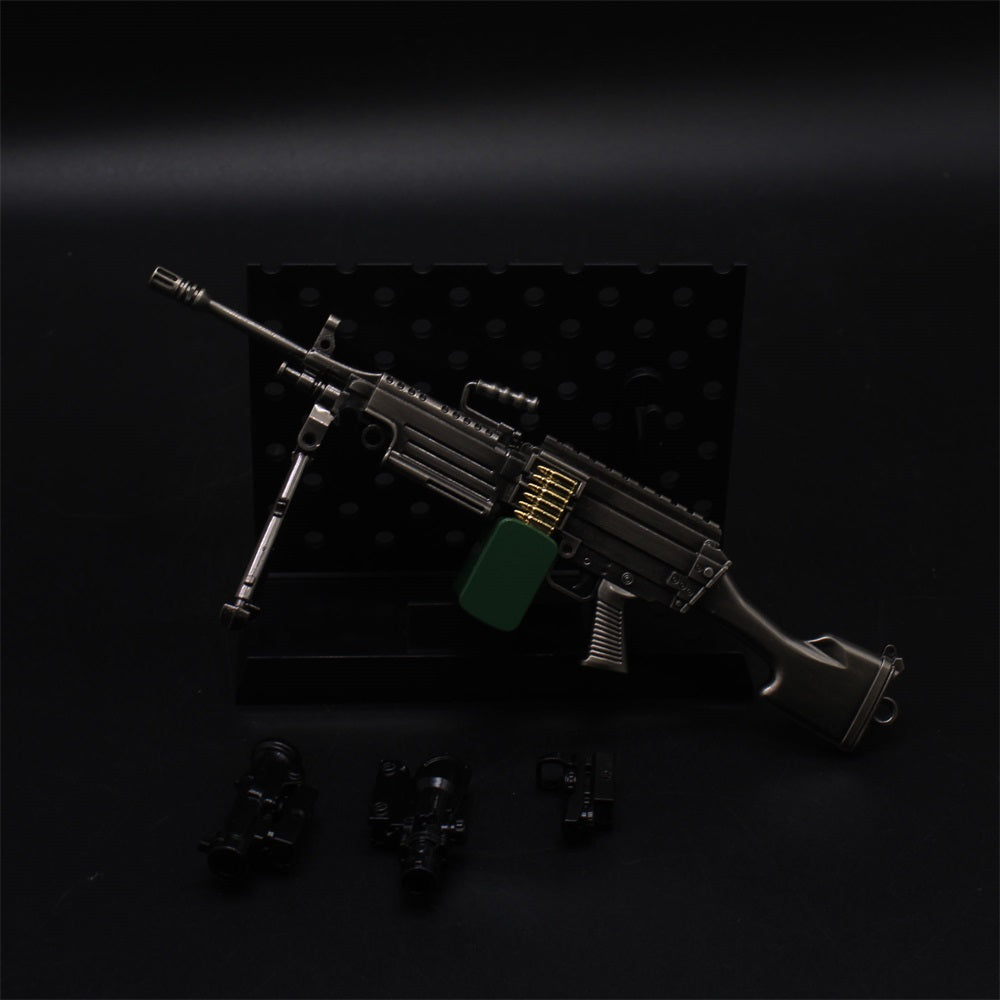 M249 Metal Miniature Gun Model 16.5CM/6.5"