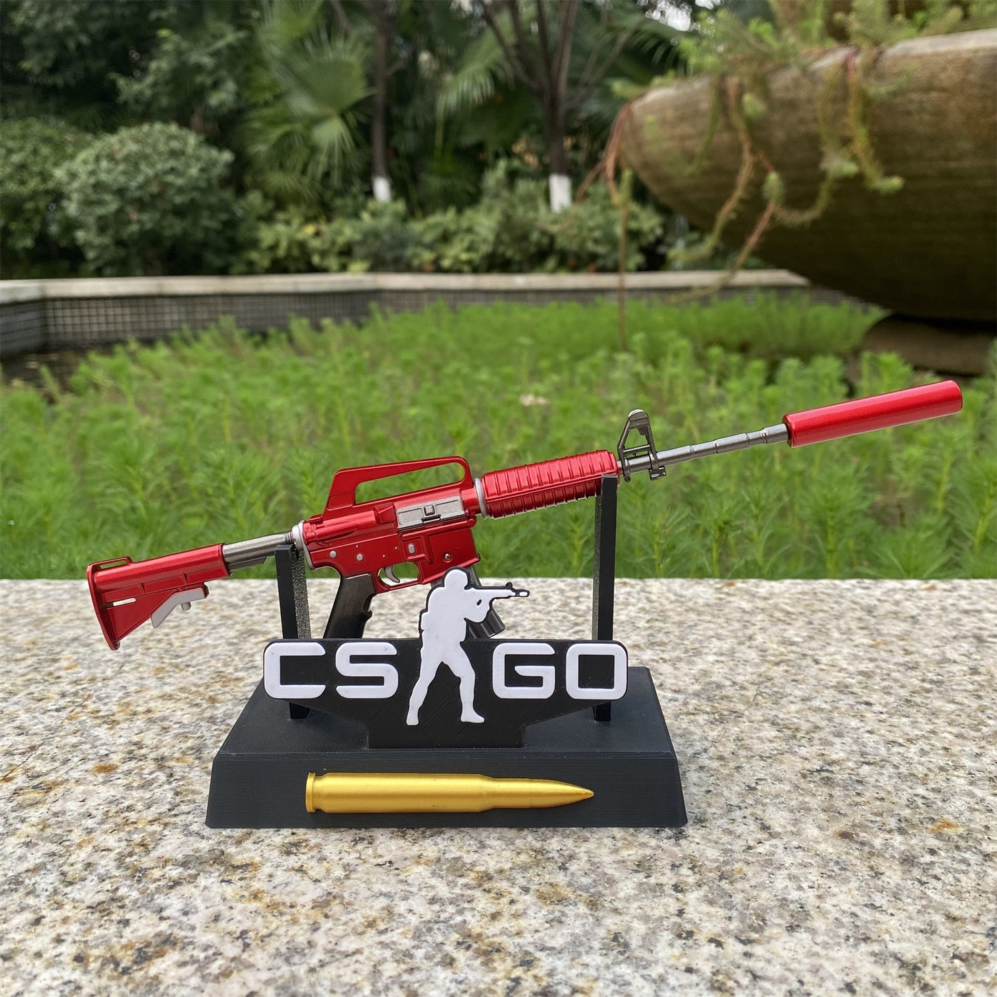 CSGO M4A1-S Red Hod Metal Tiny Gun