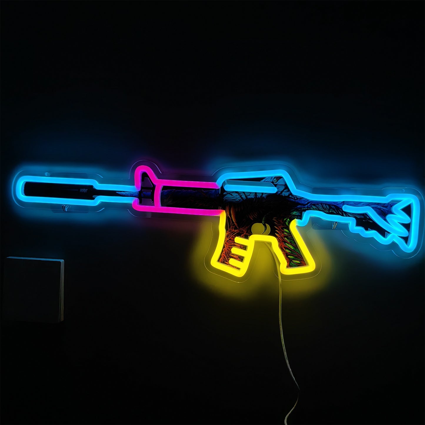 Customized CSGO Rare Skin M4A1-S Neon Light Wall Decor
