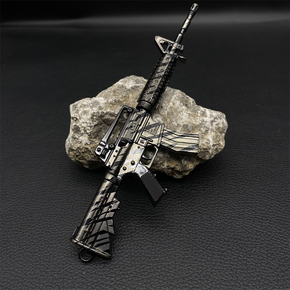 M4A1 Shadow Skin MIniature HK416 Model Metal Gun 16.5CM/6.5"