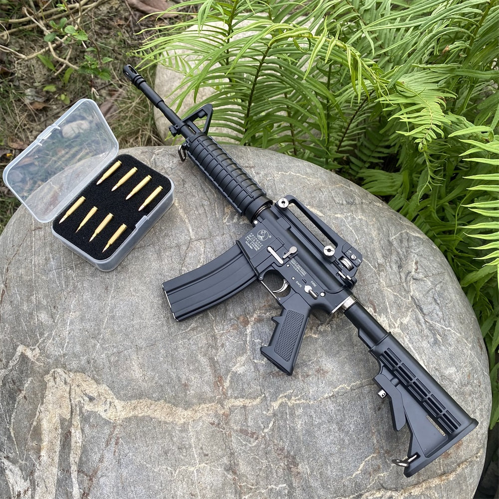 M4A1 1:2.05 Gun Replica Highly-Detailed M4A1 Miniature Alloy Model Gun 40CM/15.7''