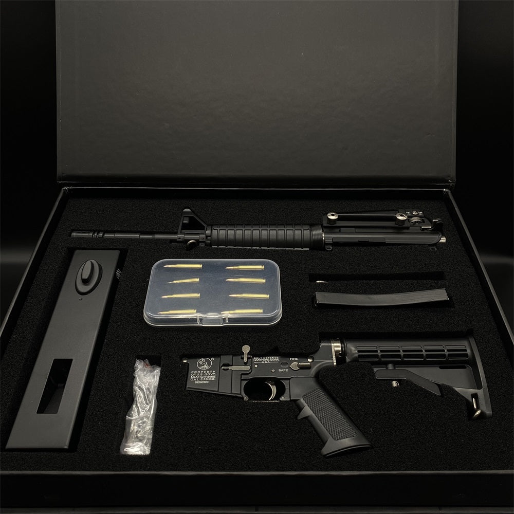 M4A1 1:2.05 Gun Replica Highly-Detailed M4A1 Miniature Alloy Model Gun 40CM/15.7''