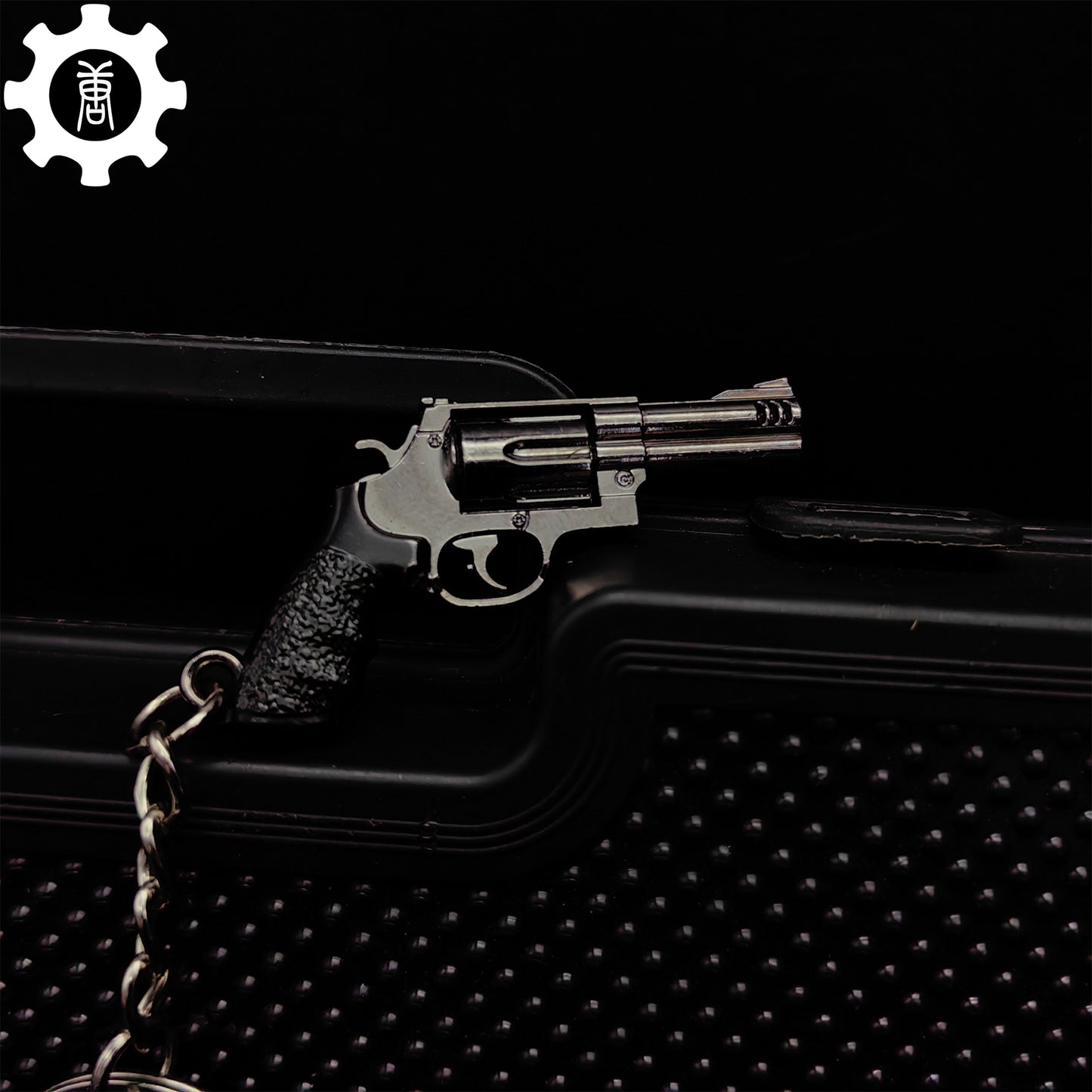 12 In 1 Metal World Famous Pistol Revolver Gun Keychain