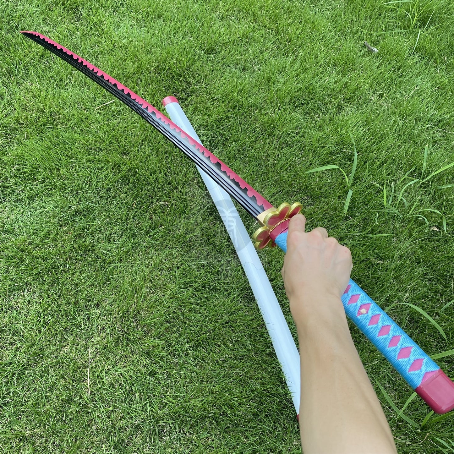 Mitsuri Nichirin Sword Katana 1045 Carbon Steel Version