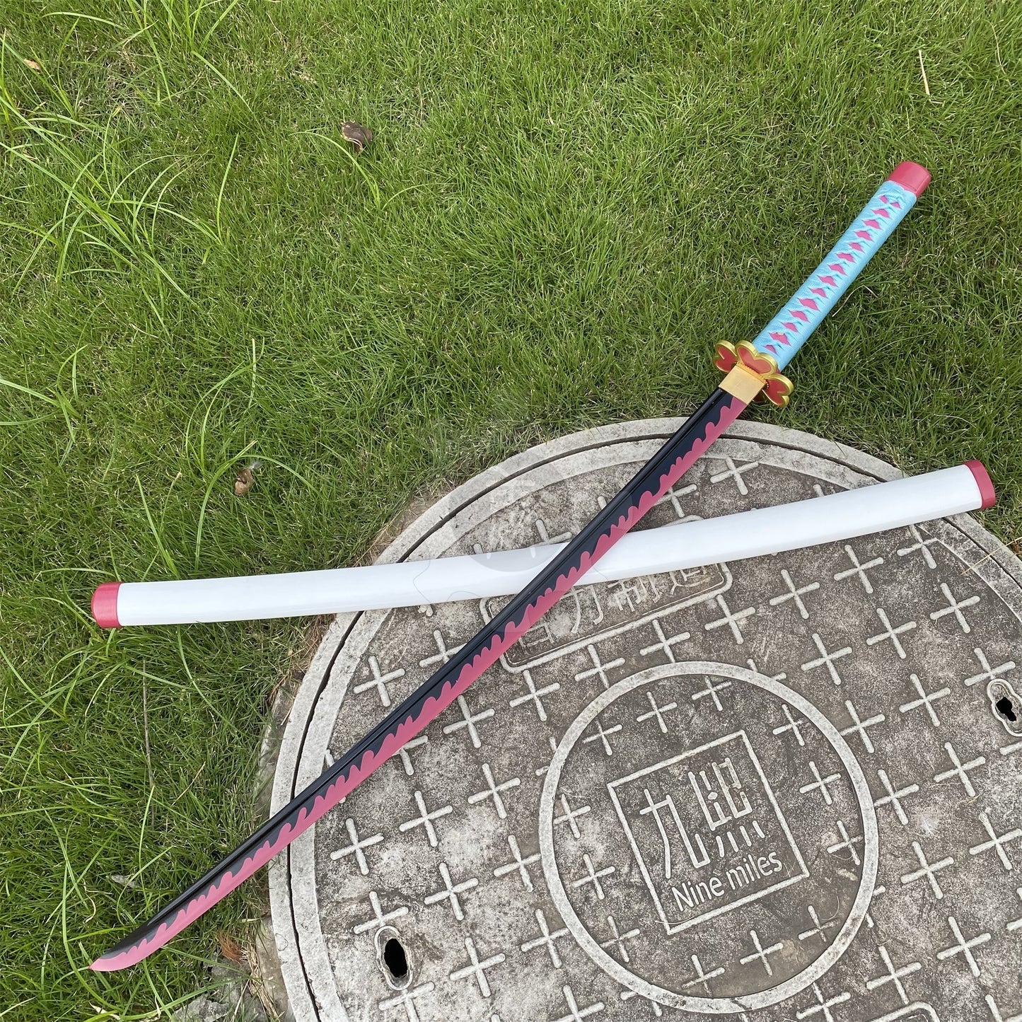 Mitsuri Nichirin Sword Katana 1045 Carbon Steel Version