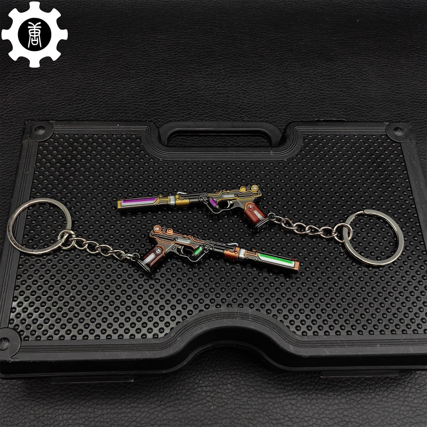 Metal Magepunk Ghost Gun Tiny KeyChain Pendant