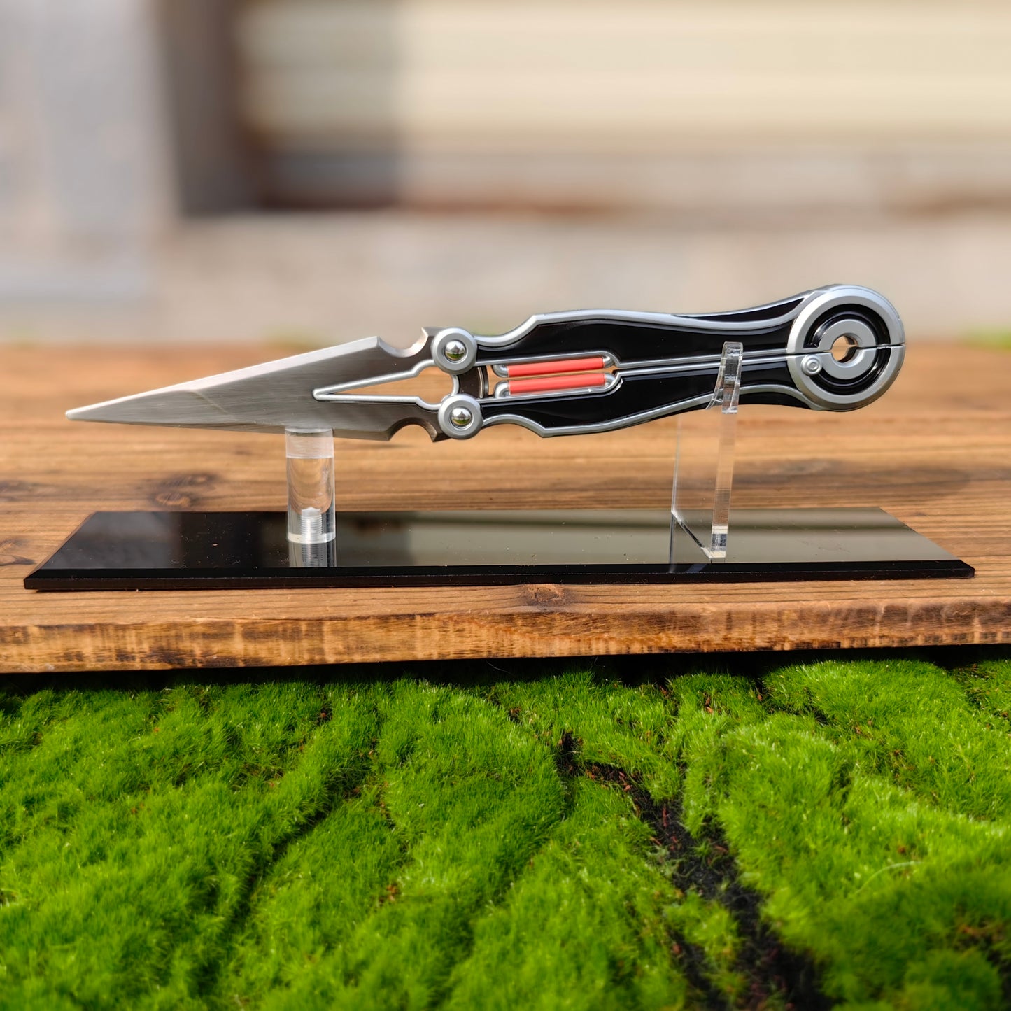 Metal Magepunk 3.0 Sparkswitch Knife Dull Blade Replica For Display