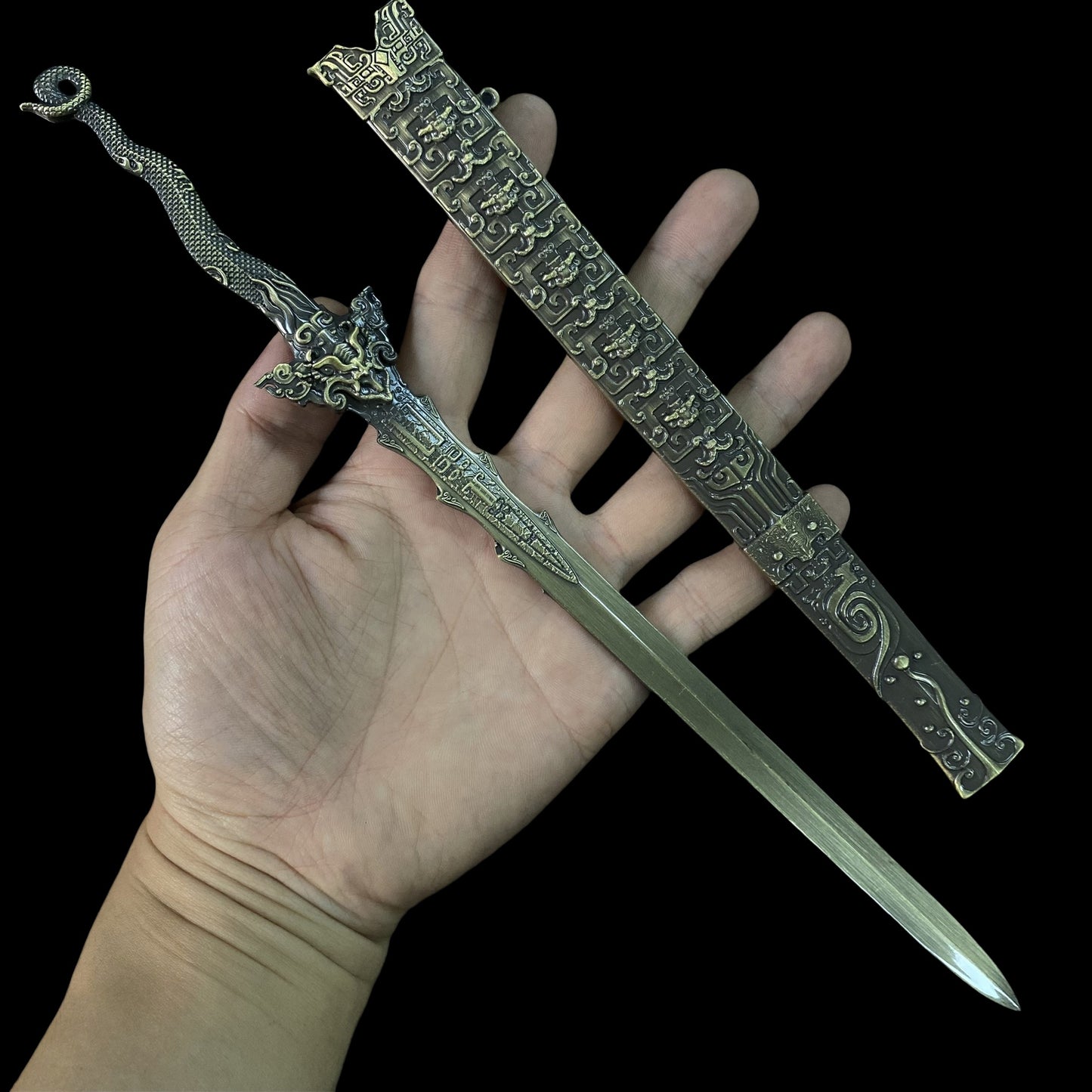 Chinese Style Swords Metal Tiny Sword Replicas