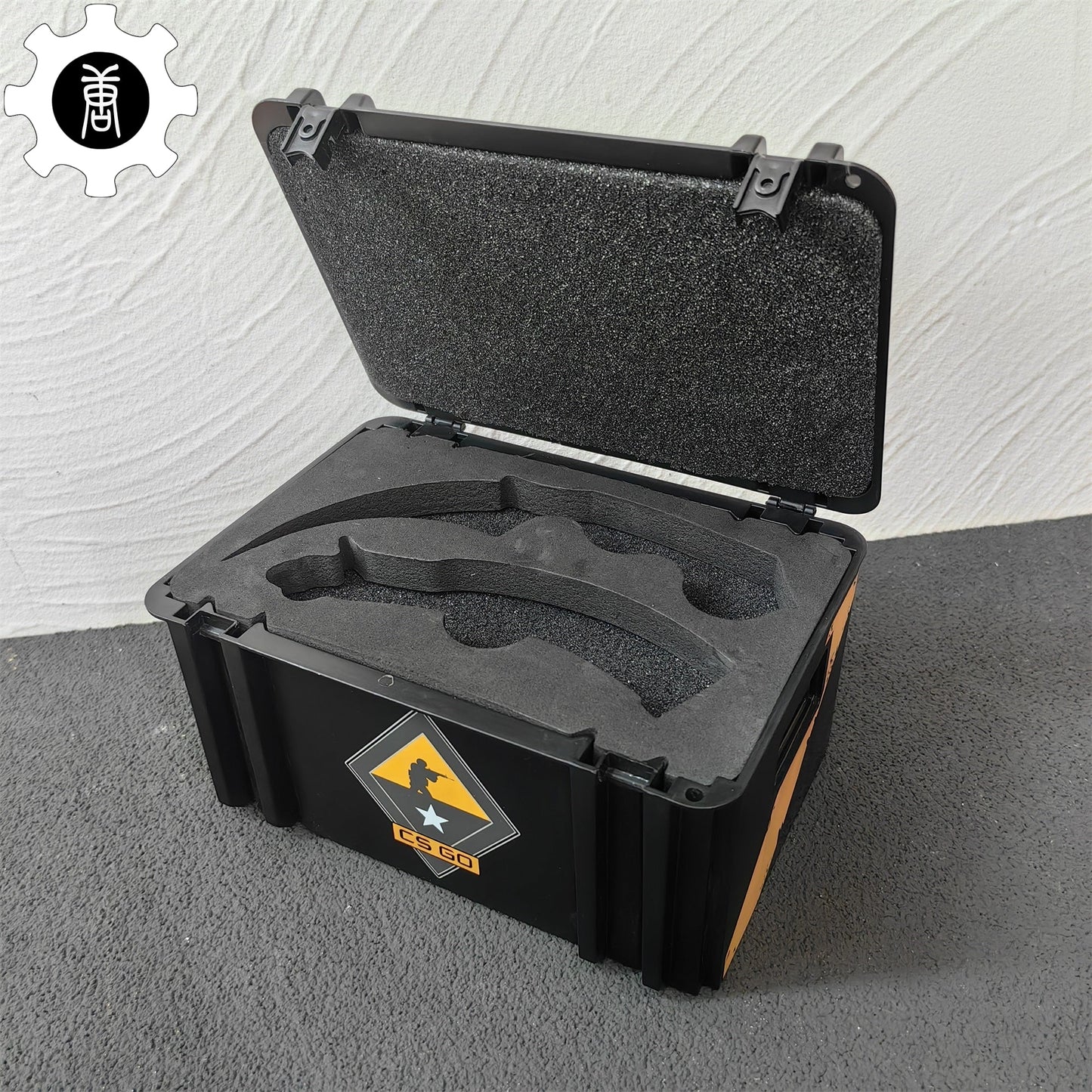 Black Gamma Weapon Case Blunt Blade Karambit & Balisong Gift Box