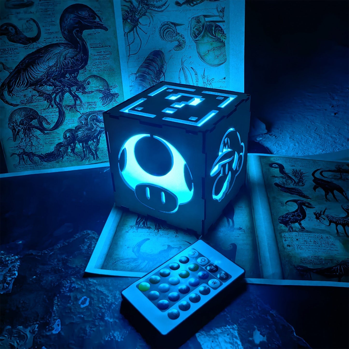 Handmade Mario-Inspired Night Light