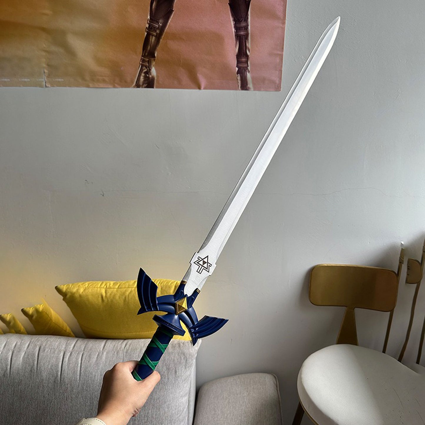 IRL Link Master Sword Metal Replica Cosplay Prop