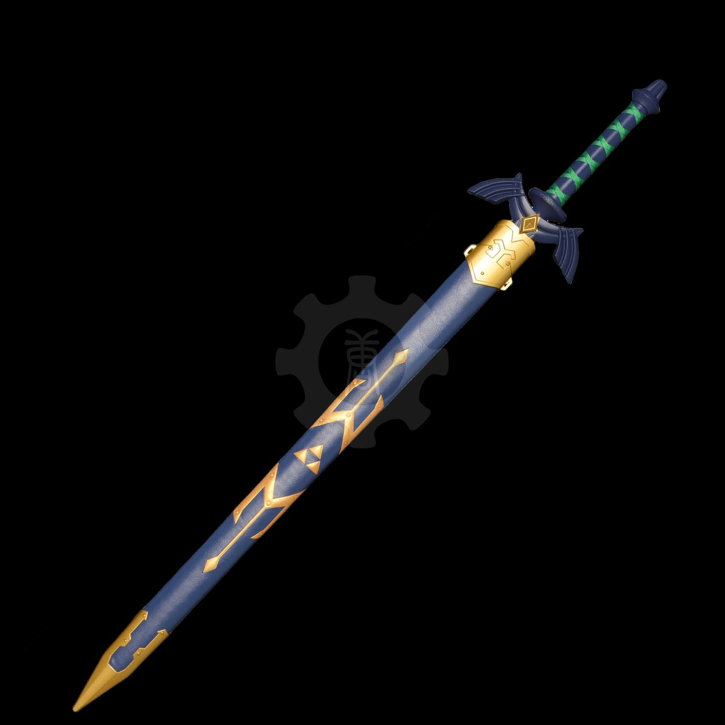 Link Master Sword Blue Blade Metal Replica Cosplay Prop