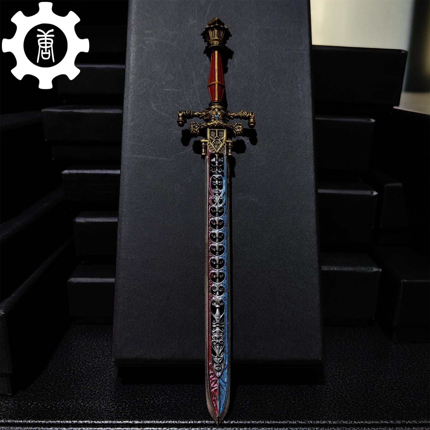 3D Printed 1: 6 Scale Sword Of Night And Flame