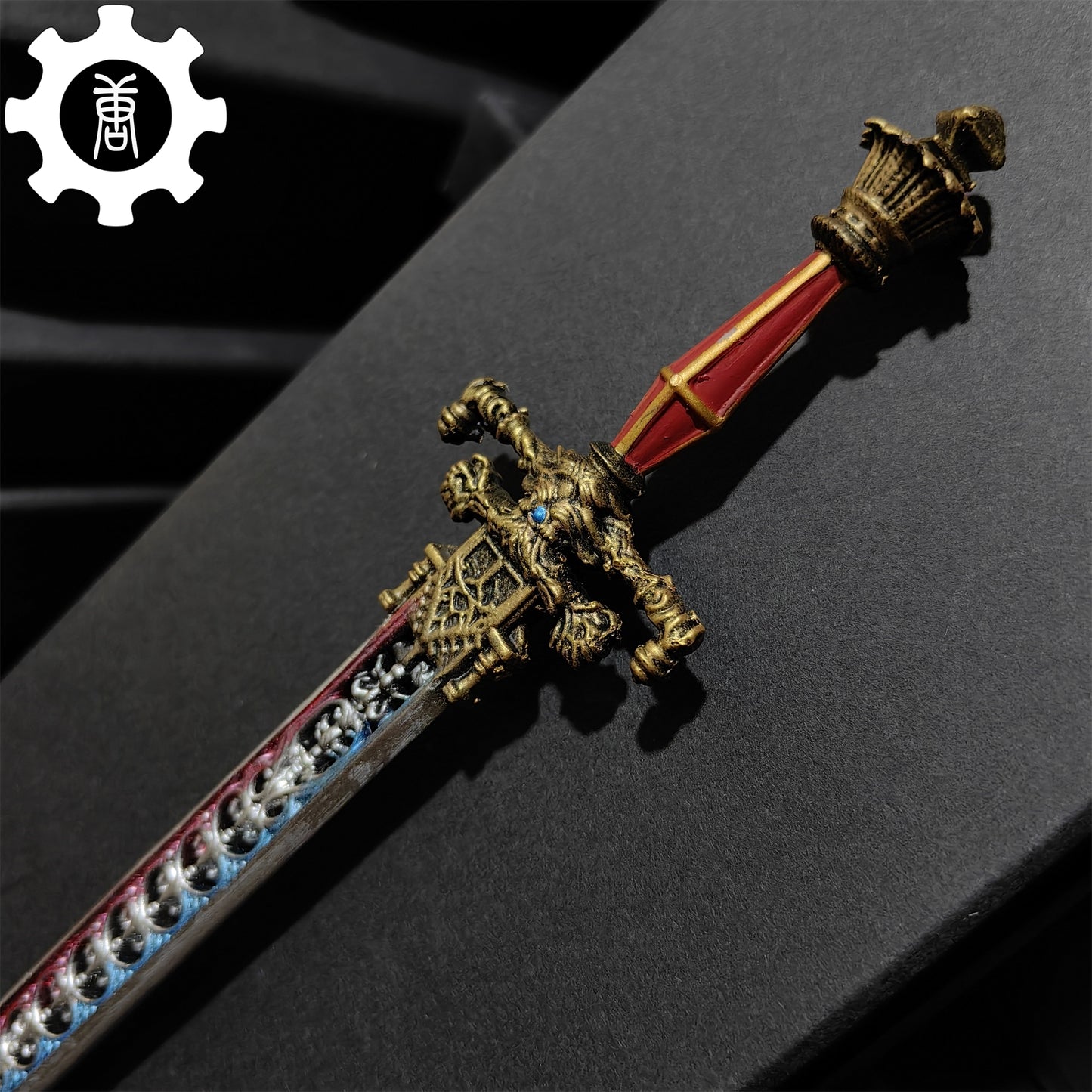 3D Printed 1: 6 Scale Sword Of Night And Flame