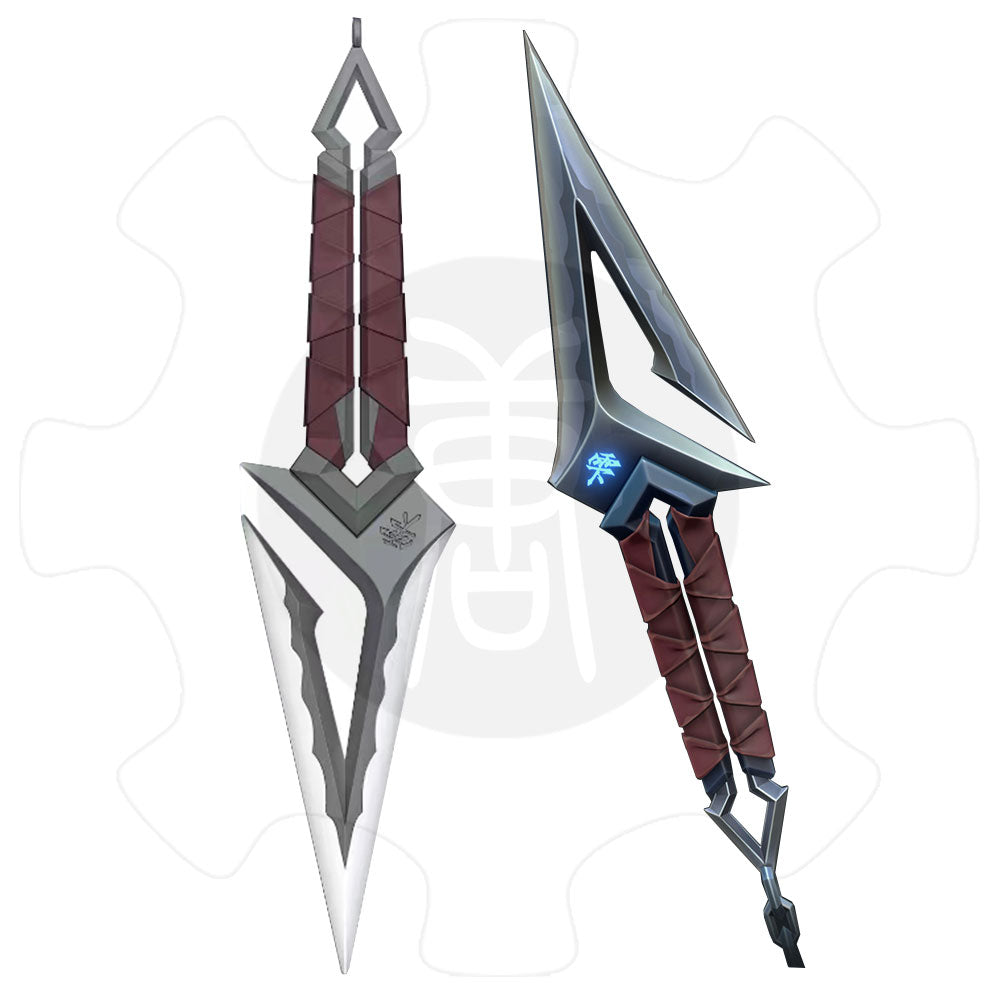 Metal Kuronami no Yaiba Life Size Kuronami Kunai Knife Most Accurate Replica