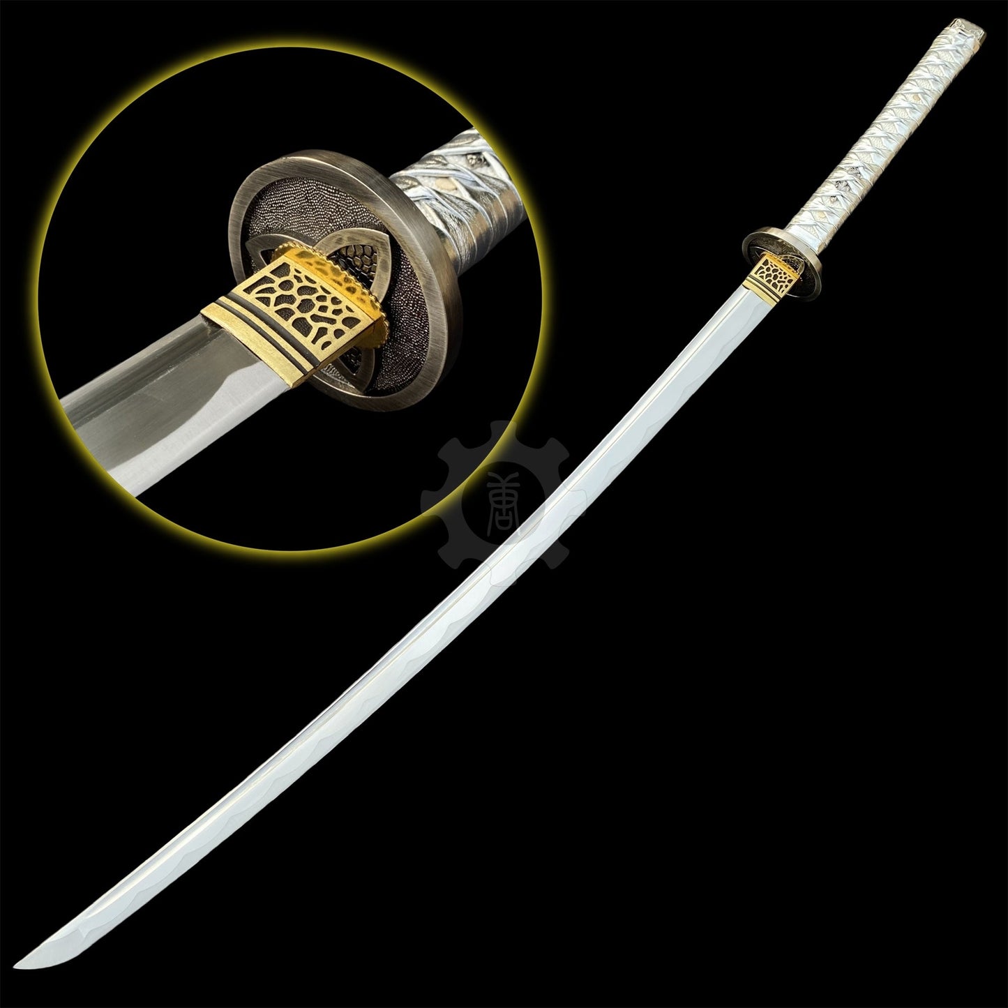 In-Real-Life Michonne Katana Samurai Blade Girl Katana Carbon Steel Version