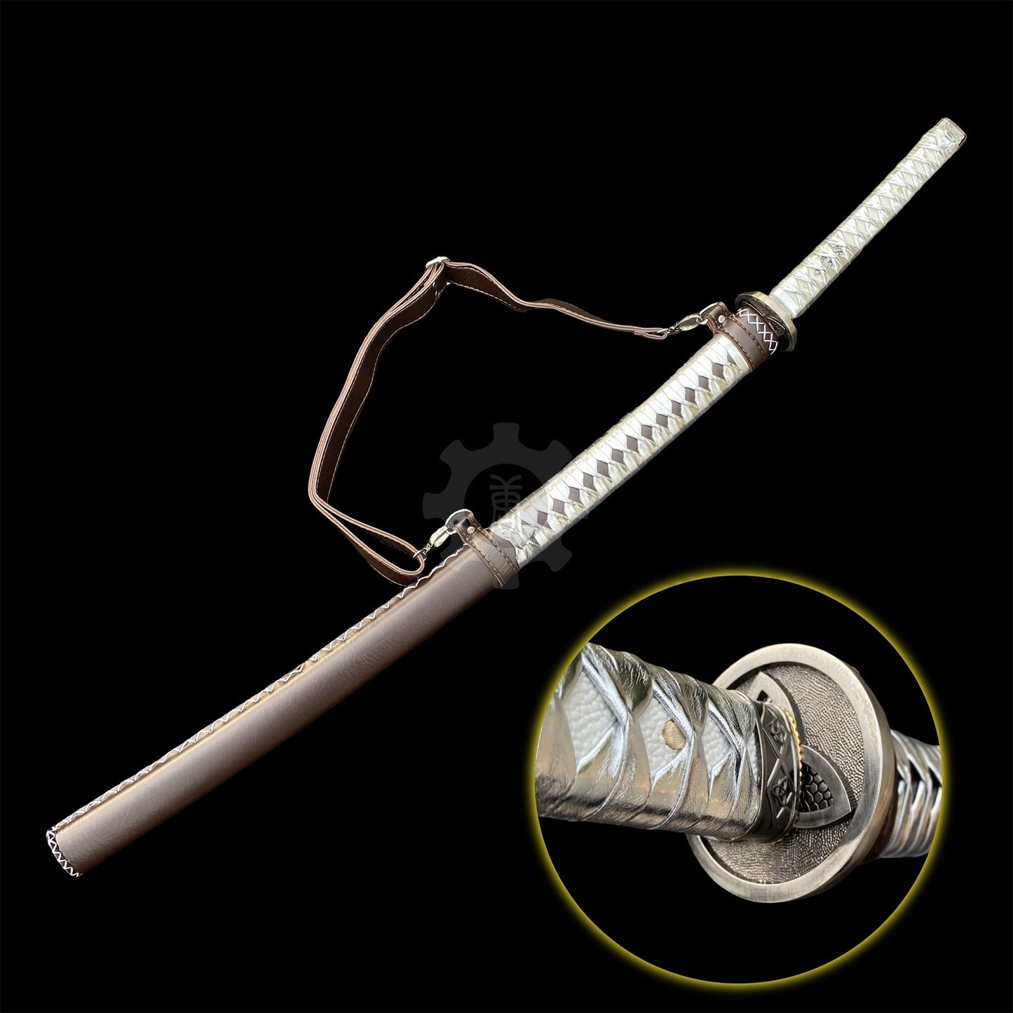 In-Real-Life Michonne Katana Samurai Blade Girl Katana Carbon Steel Version