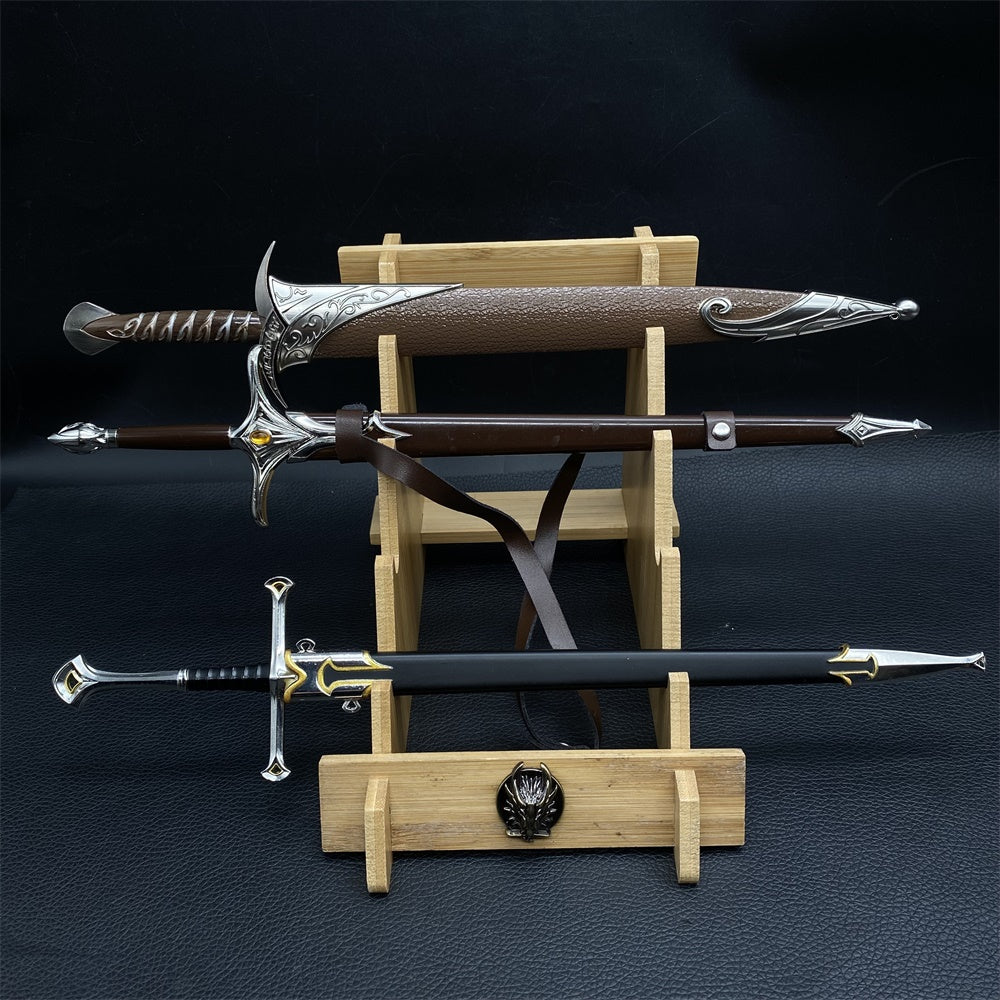 12 in 1 Ultimate Middle Ages Swords Miniature Craft For Display