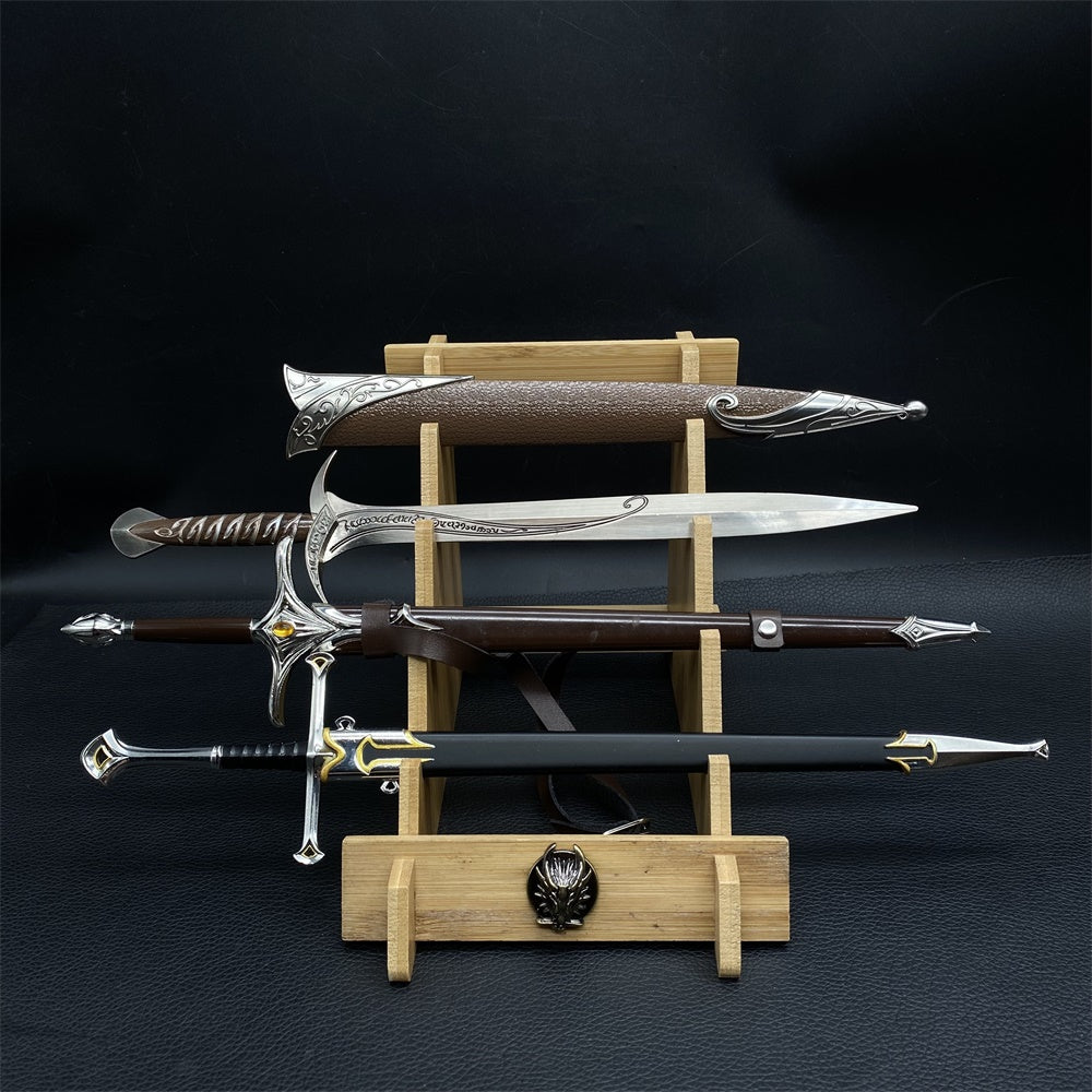 12 in 1 Ultimate Middle Ages Swords Miniature Craft For Display