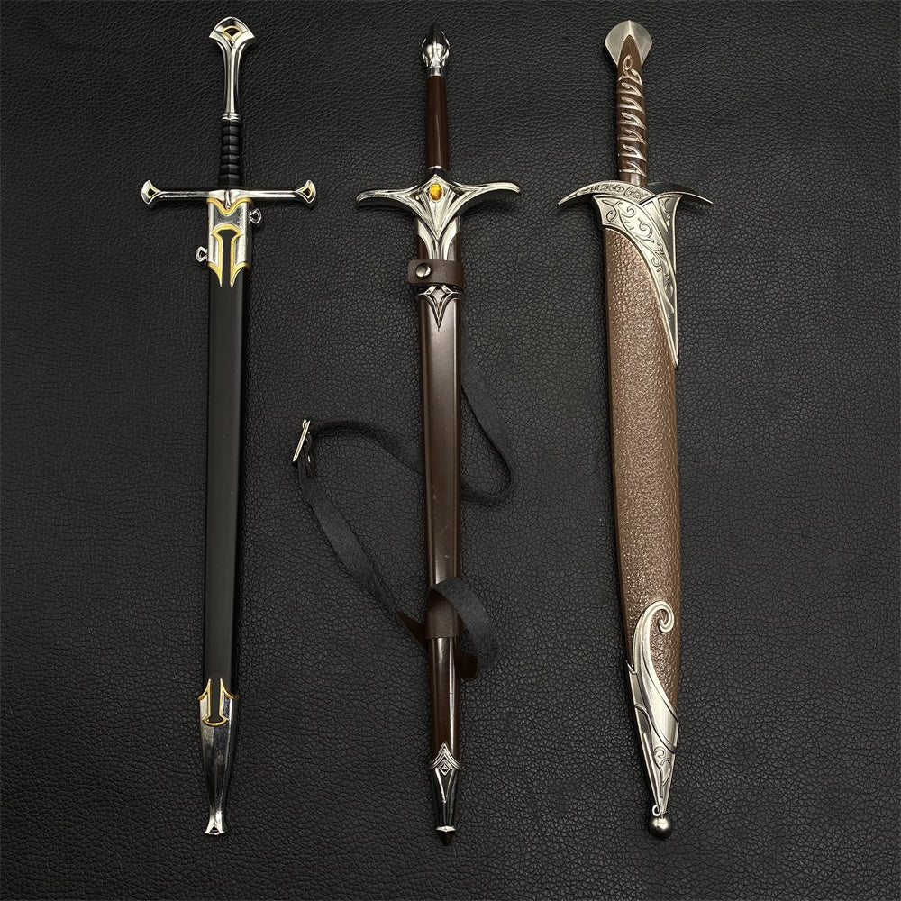 12 in 1 Ultimate Middle Ages Swords Miniature Craft For Display