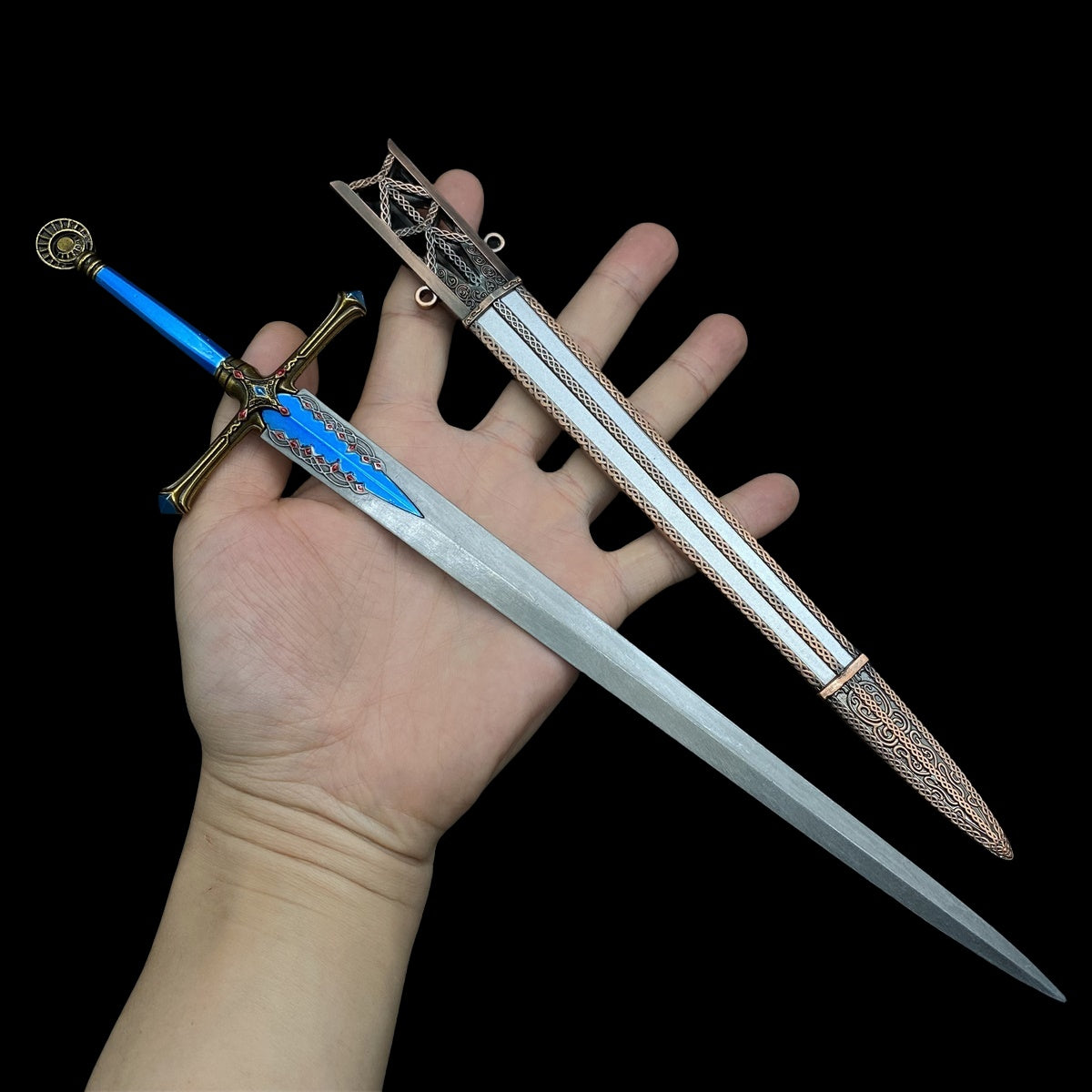 12 in 1 Ultimate Middle Ages Swords Miniature Craft For Display