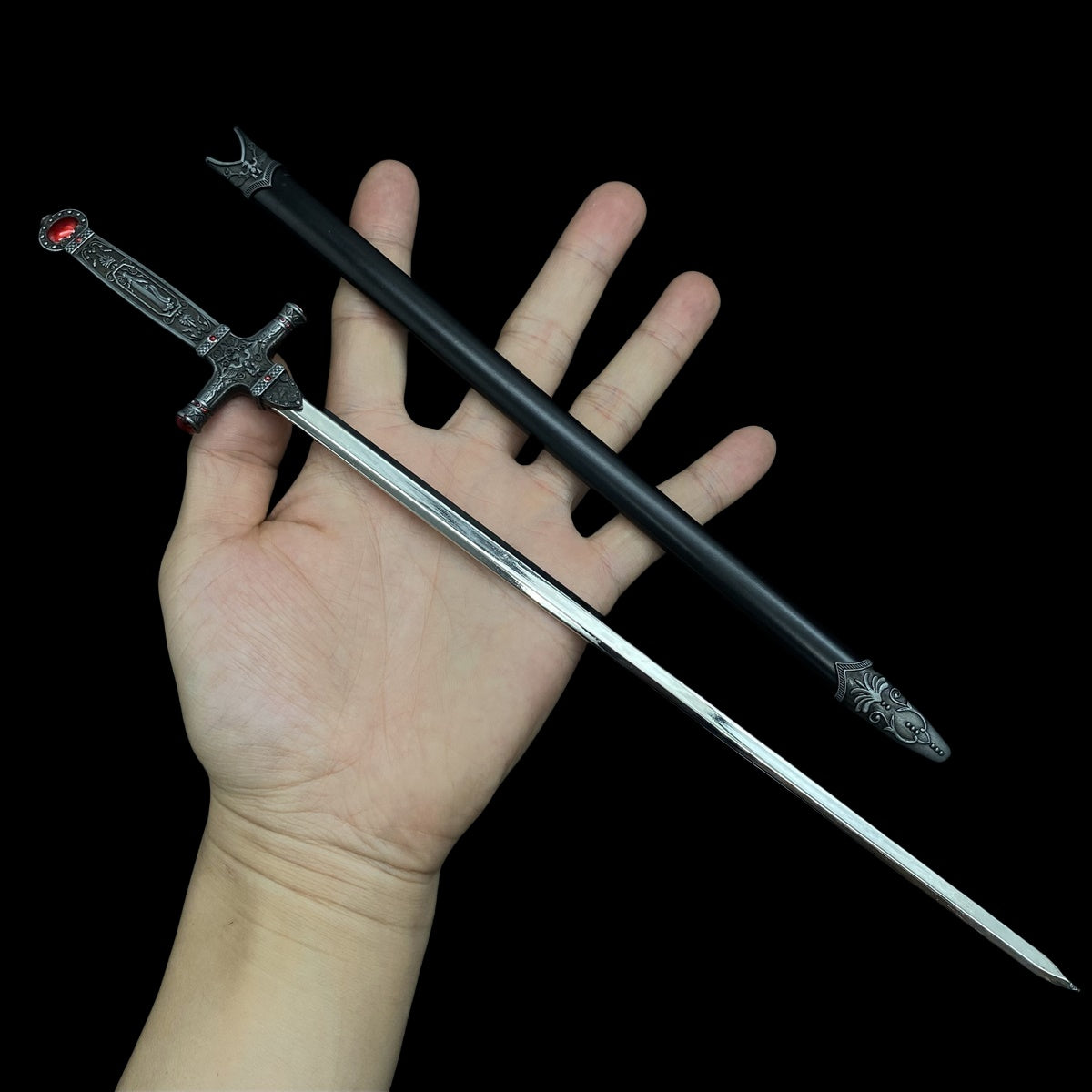 12 in 1 Ultimate Middle Ages Swords Miniature Craft For Display