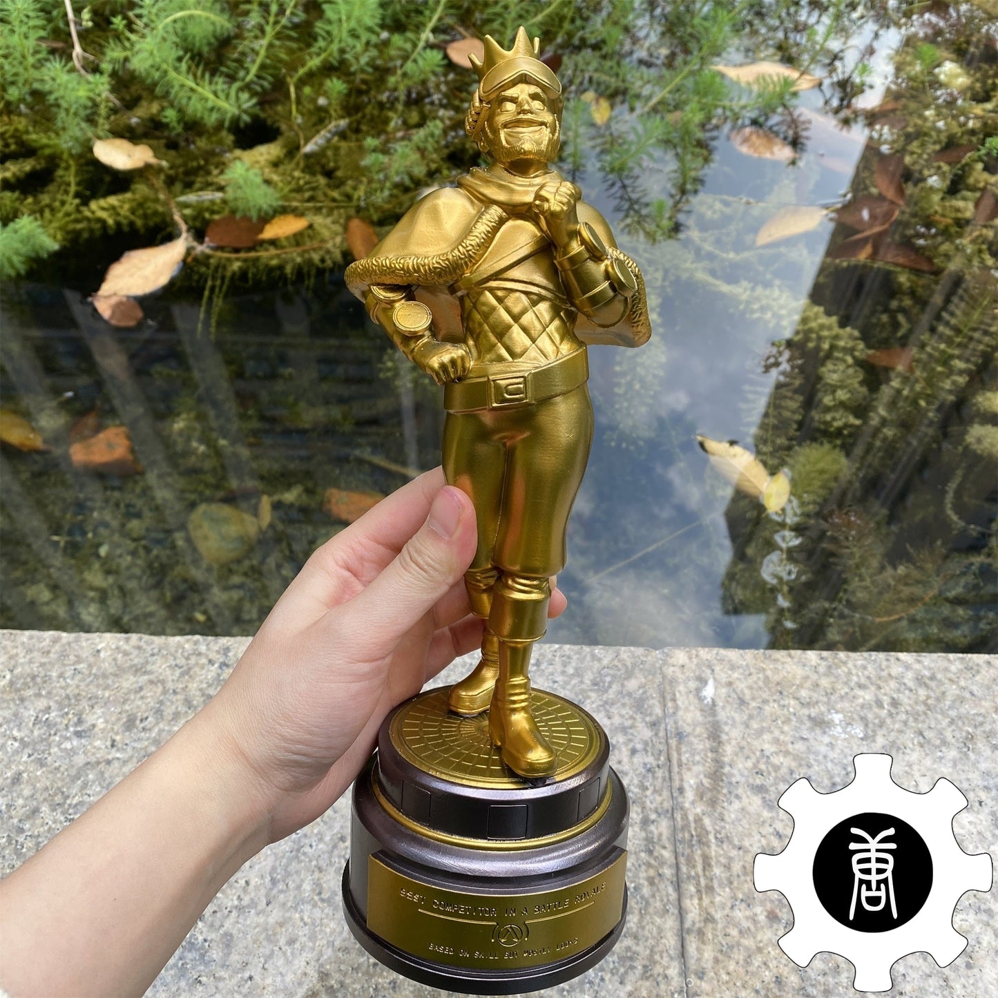 Mirage Heirloom Life-Size Shiny Trophy 3D Printed Replica