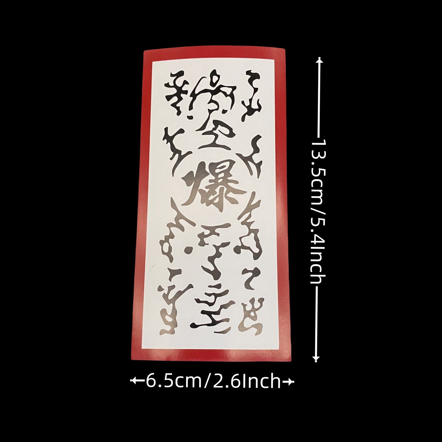 10PCS Ninja Explosive Tags Sticker