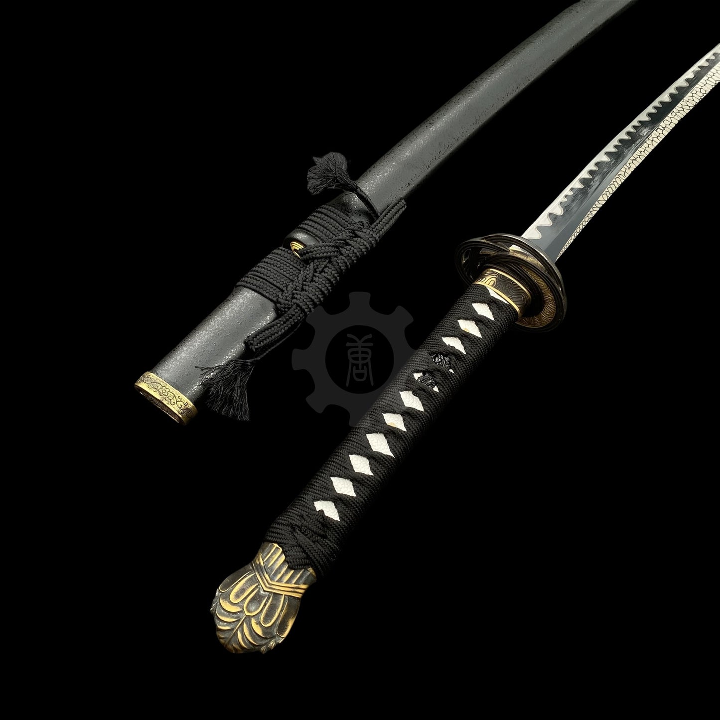 Real-Life Carbon Steel Moonveil Katana Replica