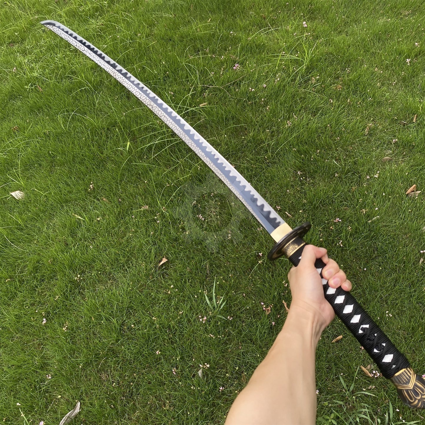 Real-Life Carbon Steel Moonveil Katana Replica
