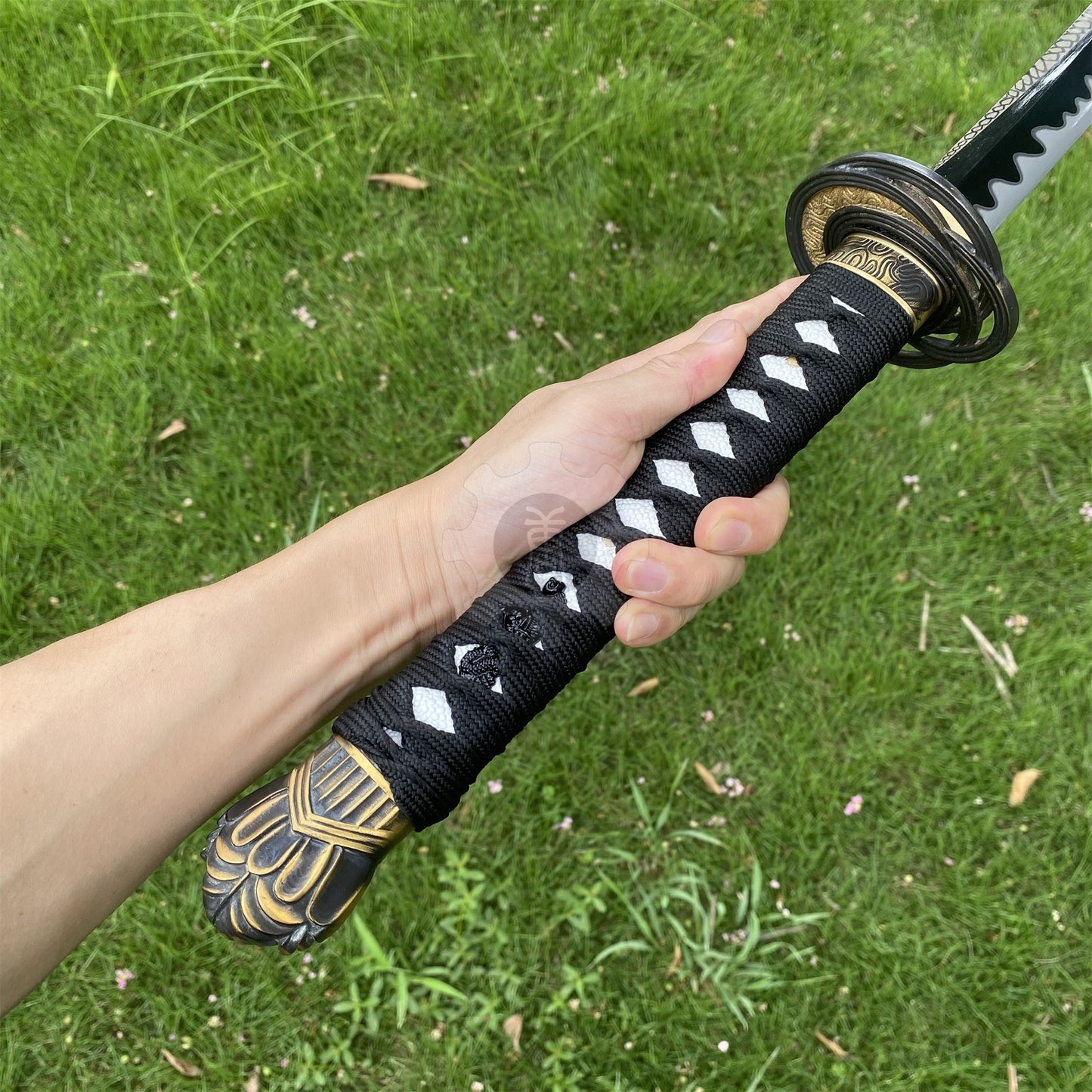 Real-Life Carbon Steel Moonveil Katana Replica