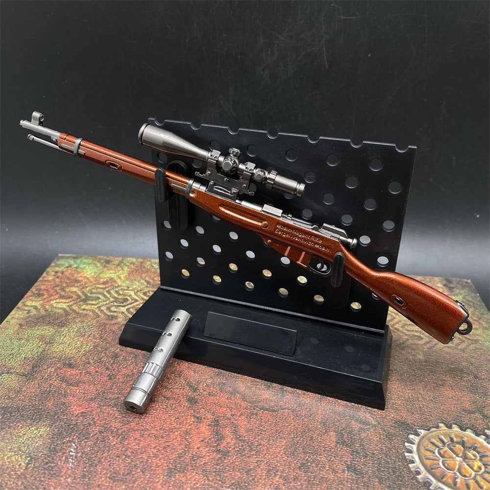 Metal Mosin-Nagant Rifle Miniature Sniper 17CM/6.7"