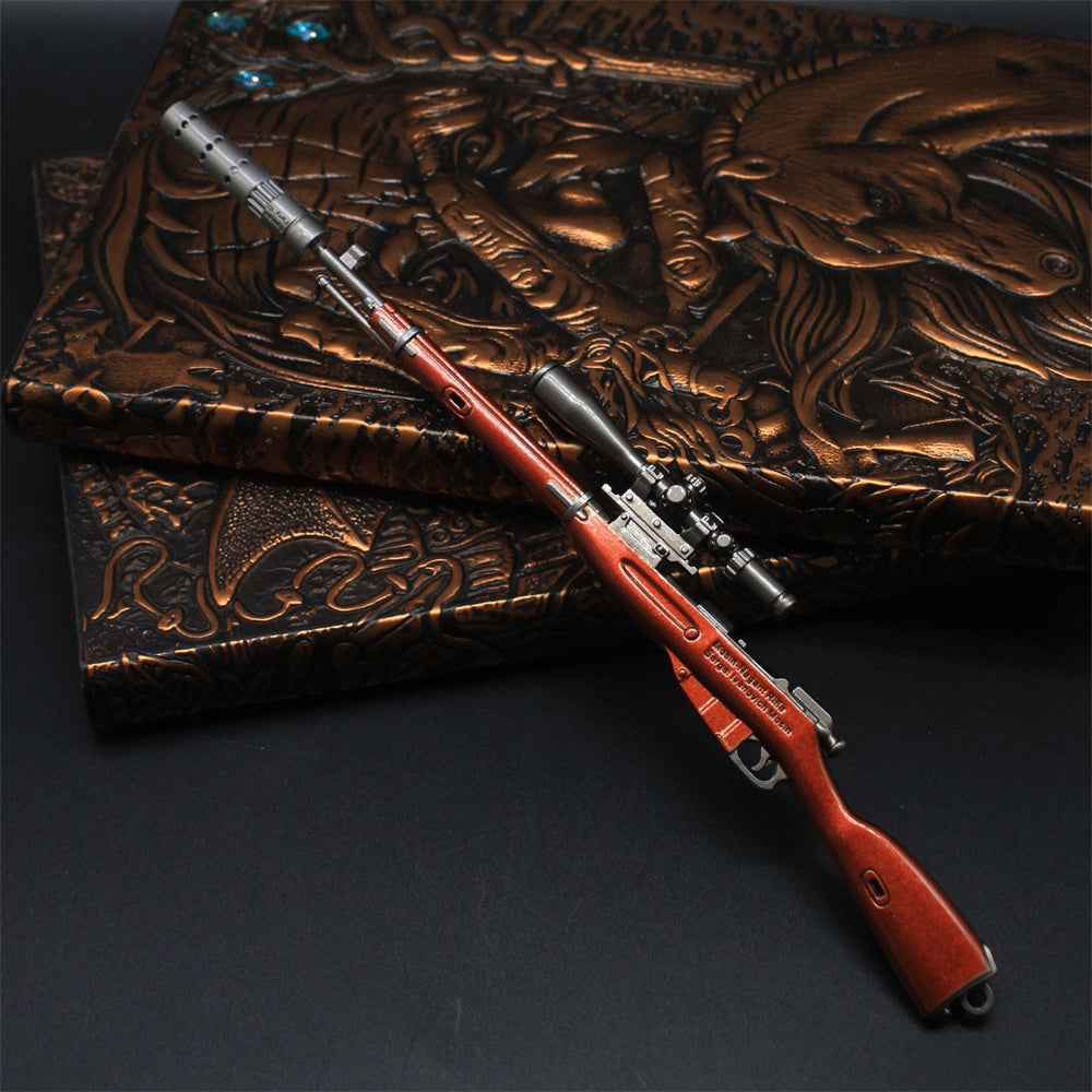 Metal Mosin-Nagant Rifle Miniature Sniper 17CM/6.7"